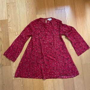 Soft Cotton Tunic Dress / Cover Up from Hawaii (XIX Palms) in Size XS